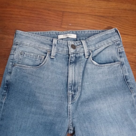 NWT FIDELITY cher high slim straight crop (sz23) - Picture 3 of 8